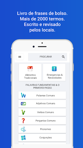 Android application Livro de Frases - Indonesio screenshort