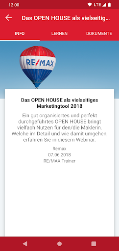 REMAX Austria E-Learning Screen 2