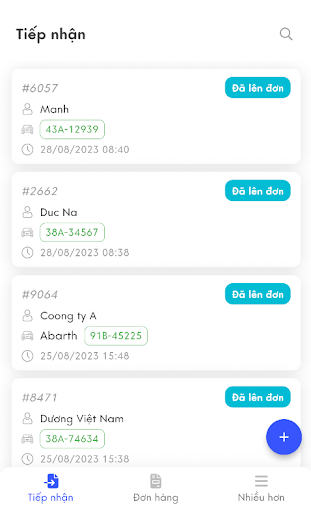 eGara - Phần mềm quản lý gara Screen 2