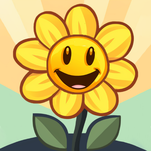 Kawaii Flower Match Logo