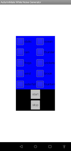 Android application White Noise by Autumnmate screenshort