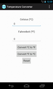 Farenheit to Celsius Converter - Apps on Google Play