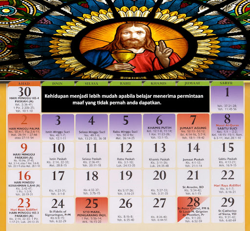 catholic table calendar 2023 M Screen 3