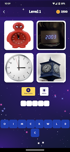 Android application 4 Pics 1 Word screenshort