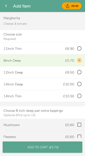 Pizza Top Doncaster Screen 3