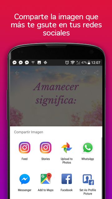 Android application Imágenes tiernas screenshort
