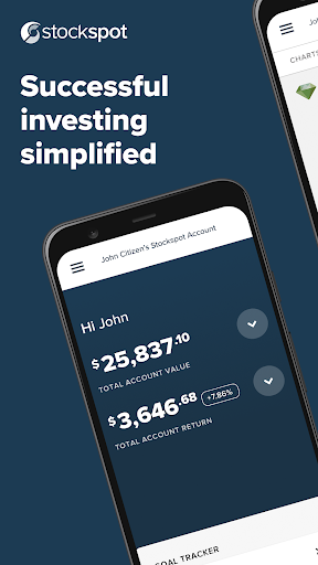 Android application Stockspot screenshort