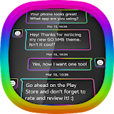Neon Rainbow for GO SMS icon