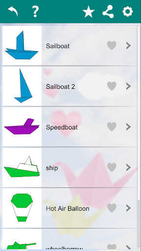 Origami Video&Pic&Text Guide Screen 3