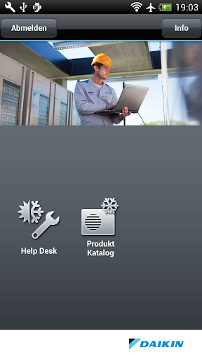 Android application Daikin4You screenshort