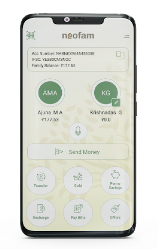 Android application Neofam screenshort