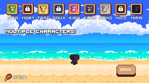 Android application Pixel Dino: Summer Run screenshort
