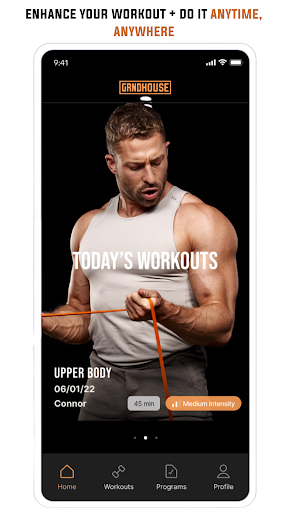Android application GRNDHOUSE screenshort