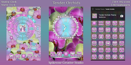 Tender Orchids theme Screen 2