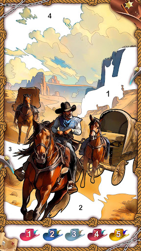The West Coloring Games Screen 3