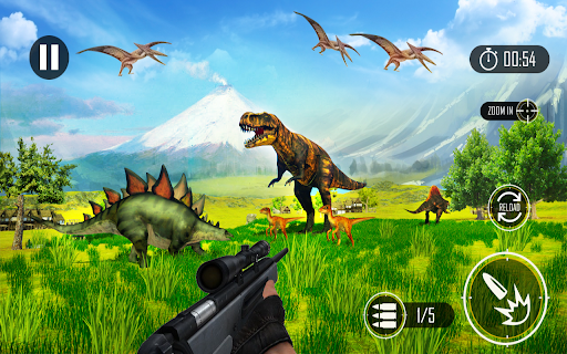 New Dinosaur Games Survive and Hunt Dinosaurs