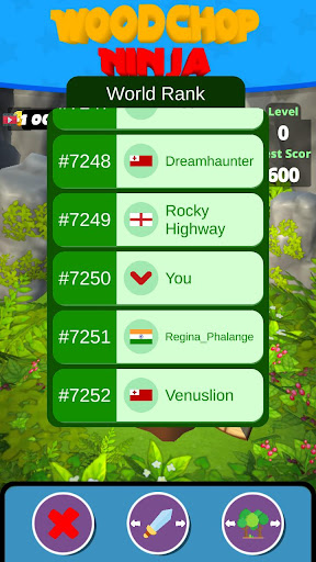 WoodChopNinja Screen 2