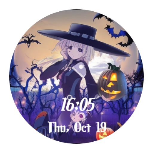Anime Girl Halloween 02 logo