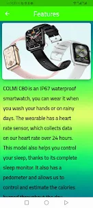 Colmi smart watch C80 guide