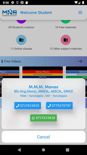 MNS Screen 2