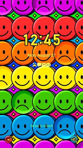 Rainbow Smile Party- Wallpaper Screen 2