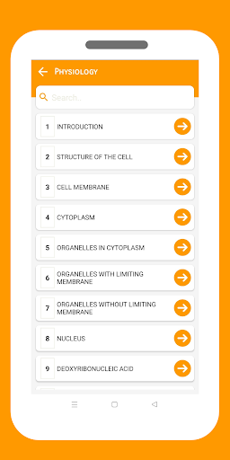Learn Physiology Screen 3