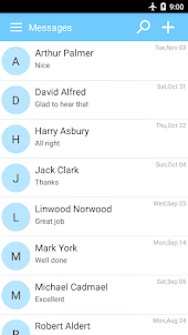 SMS text messaging app