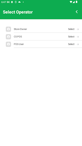 Android application EzFood Payment Terminal (POS) screenshort