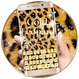 Gold Leopard Print Keyboard Theme icon