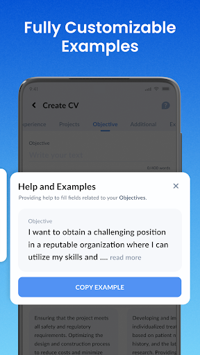 Screenshot of Resume Builder - CV Maker App