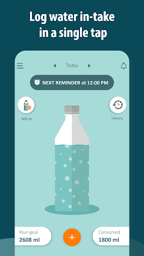Android application Waterify – Water Drink Reminde screenshort