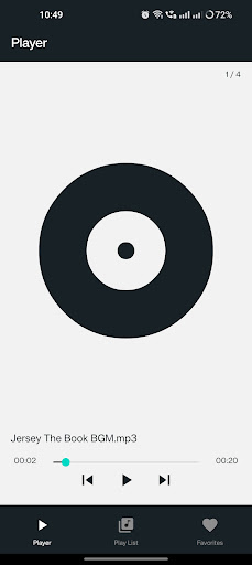 Android application AV Player screenshort