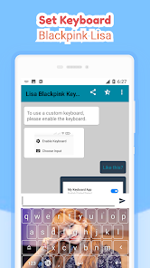 Screenshot 4 Blackpink Lisa Teclado y VC android