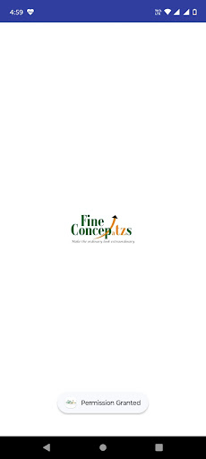 Android application Fine Conceptzs screenshort