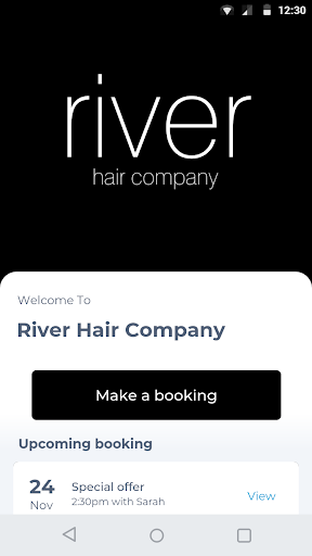 Android application River Hair Company screenshort