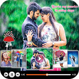 Rain Photo Video Maker With Music icon