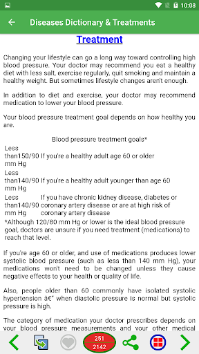 Diseases Dictionary and Treatmen