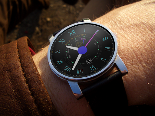 Goblin Dark Analog Watch Face