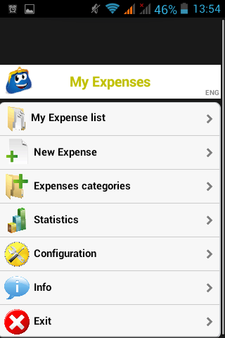 Mes Dépenses Screen 2