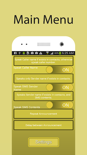 Caller Name Announcer pro Screen 2