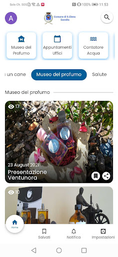 Android application Comune S.Elena Sannita screenshort