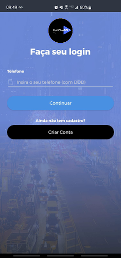 Android application UaiChego! - entregador screenshort