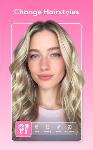 Android application Facetune: AI Hair/Photo Editor screenshort