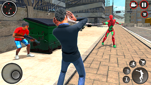 Mutant Spider Rope Hero : Flying Robot Hro Game  screenshots 2