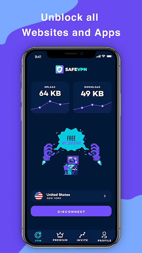 Safe VPN: Super & Fast VPN App Screen 2