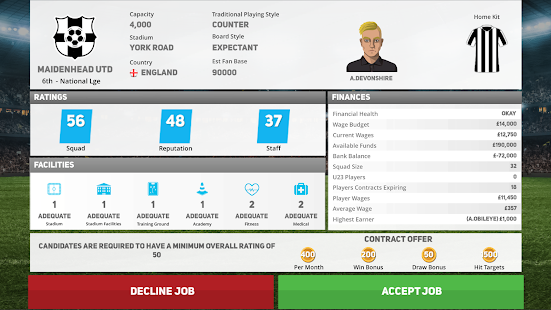 Club Soccer Director 2020 - So Screenshot