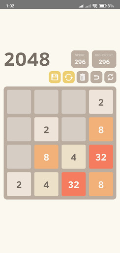Android application 2048 Classic screenshort