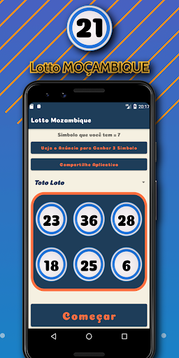 Android application TotoLoto Mozambique screenshort