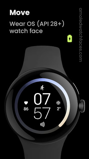 Android application Move: Watch face screenshort