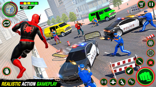 Gangster Crime Rope Hero City Screenshot 2 - AppWisp.com